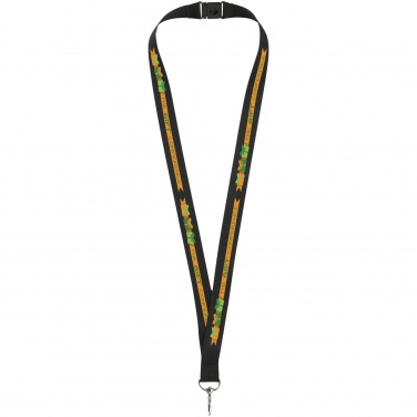 Logotrade Firmengeschenke das Foto: Lago Lanyard mit Sicherheitsverschluss