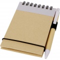 Zuse A7 Recycling Notizblock mit Stift, Lila / Natur