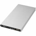 Plate 8000 mAh Aluminium-Powerbank, Silber