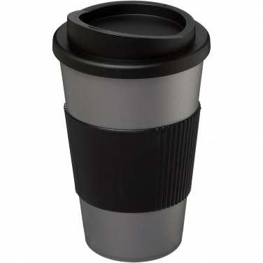 Logotrade Geschäftsgeschenke das Foto: Americano® 350 ml Isolierbecher mit Schutzring