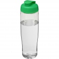 H2O Active® Tempo 700 ml Sportflasche mit Klappdeckel, Transparent / Grün