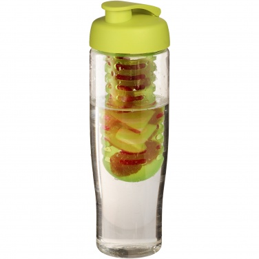 Logotrade Werbegeschenke das Foto: H2O Active® Tempo 700 ml Sportflasche mit Klappdeckel und Infusor