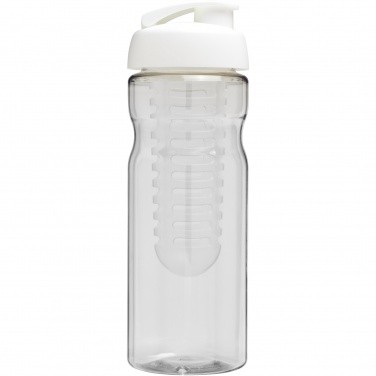 Logotrade Geschäftsgeschenke das Foto: H2O Active® Base 650 ml Sportflasche mit Klappdeckel und Infusor