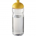 H2O Active® Base 650 ml Sportflasche mit Stülpdeckel, Transparent / Gelb