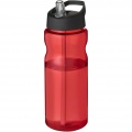 H2O Active® Base 650 ml Sportflasche mit Ausgussdeckel, Rot / Tiefschwarz