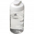 H2O Active® Bop 500 ml Sportflasche mit Klappdeckel, Transparent / Weiß