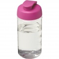 H2O Active® Bop 500 ml Sportflasche mit Klappdeckel, Transparent / Rosa