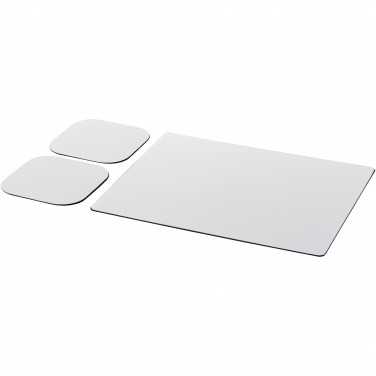 Logotrade werbemittel das Foto: Brite-Mat® Mousepad- und Untersetzer-Set 3