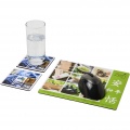 Q-Mat® Mousepad- und Untersetzer-Set 3, Durchgehend schwarz