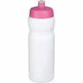 Baseline® Plus 650 ml Sportflasche, Weiß / Rosa