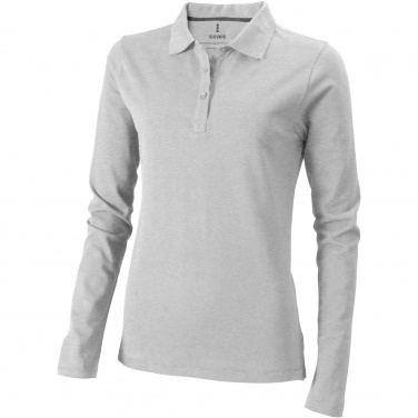 Logotrade Werbegeschenke das Foto: Oakville Langarm Poloshirt für Damen