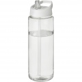 H2O Active® Vibe 850 ml Sportflasche mit Ausgussdeckel, Transparent / Weiß