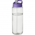 H2O Active® Vibe 850 ml Sportflasche mit Ausgussdeckel, Transparent / Lila