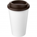 Americano® Eco 350 ml recycelter Becher, Weiß / Braun