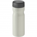 H2O Active® Eco Base 650 ml Sportflasche mit Drehdeckel, Elfenbeinweiß / Grau