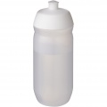 HydroFlex™ Clear 500 ml Squeezy Sportflasche, Weiß / Klar gefrostet