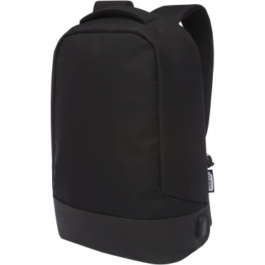 Logotrade Werbeartikel das Foto: Cover Diebstahlsicherer GRS RPET Rucksack 18L