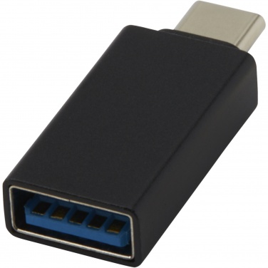 Logotrade Werbeartikel das Foto: ADAPT USB C auf USB A 3.0 Adapter aus Aluminium