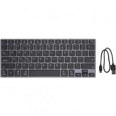 Logotrade werbemittel das Foto: Hybrid Bluetooth Tastatur – QWERTY