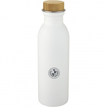 Logotrade Werbegeschenke das Foto: Kalix 650 ml Sportflasche aus Edelstahl