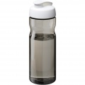 H2O Active® Base Tritan™ 650 ml Sportflasche mit Klappdeckel, Anthrazit / Weiß