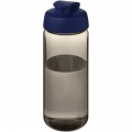 H2O Active® Octave Tritan™ 600-ml-Sportflasche mit Klappdeckel, Anthrazit / Blau