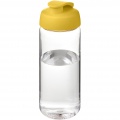 H2O Active® Octave Tritan™ 600-ml-Sportflasche mit Klappdeckel, Transparent klar / Gelb