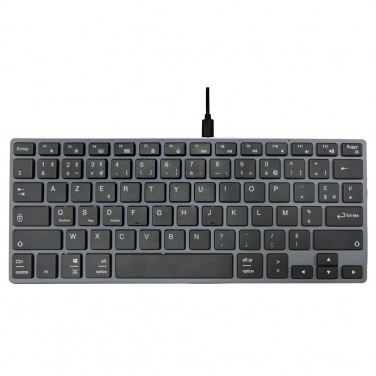 Logotrade Firmengeschenke das Foto: Hybrid Bluetooth Tastatur – AZERTY