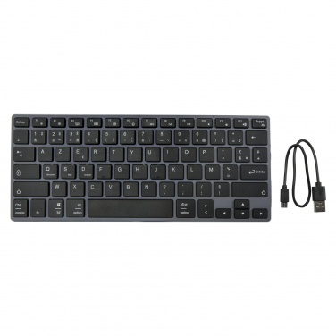 Logotrade Firmengeschenke das Foto: Hybrid Bluetooth Tastatur – AZERTY