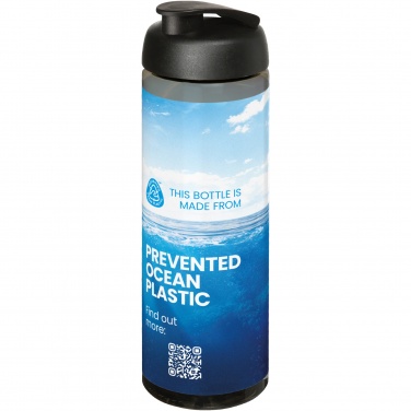 Logotrade Werbegeschenke das Foto: H2O Active® Eco Vibe 850 ml Sportflasche mit Klappdeckel