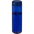 H2O Active® Eco Vibe 850 ml Wasserflasche mit Drehdeckel, Blau / Blau