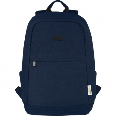 Logotrade Logogeschenke das Foto: Joey 15,6 Zoll Anti-Diebstahl Laptop Rucksack 18 L aus GRS-recyceltem Canvas