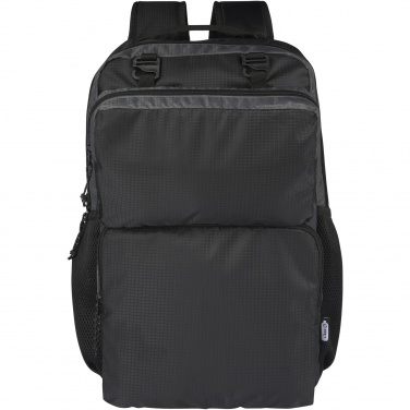 Logotrade Werbeartikel das Foto: Trailhead 15" GRS recycelter zweifarbiger Laptop-Rucksack 14 L