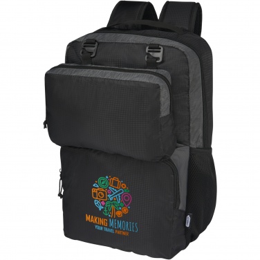 Logotrade Firmengeschenke das Foto: Trailhead 15" GRS recycelter zweifarbiger Laptop-Rucksack 14 L