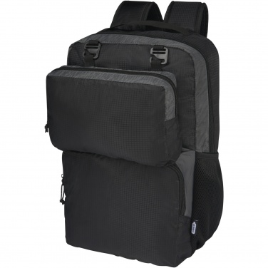 Logotrade Firmengeschenke das Foto: Trailhead 15" GRS recycelter zweifarbiger Laptop-Rucksack 14 L