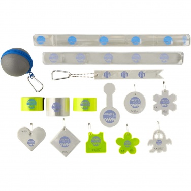 Logotrade Werbeartikel das Foto: Musterbox mit reflektierenden Produkten