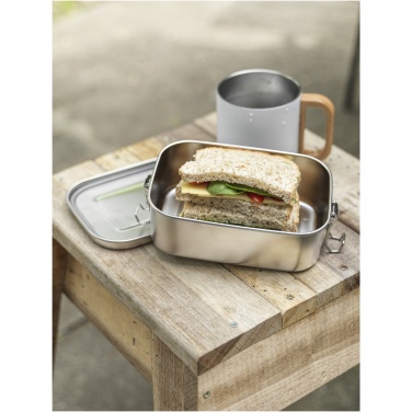 Logotrade Firmengeschenke das Foto: Titan Lunchbox aus recyceltem Edelstahl