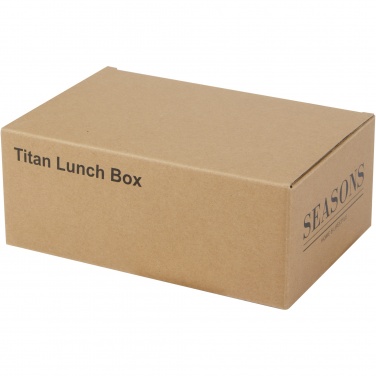 Logotrade Werbeartikel das Foto: Titan Lunchbox aus recyceltem Edelstahl