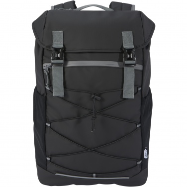 Logotrade Werbegeschenke das Foto: Aqua 15,6" GRS recycelter wasserabweisender Laptop-Rucksack 23 L