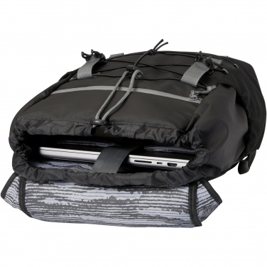 Logotrade Werbeartikel das Foto: Aqua 15,6" GRS recycelter wasserabweisender Laptop-Rucksack 23 L