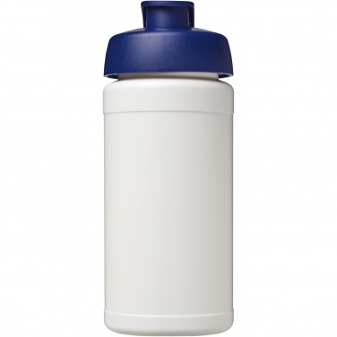 Logotrade werbemittel das Foto: Baseline 500 ml recycelte Sportflasche mit Klappdeckel