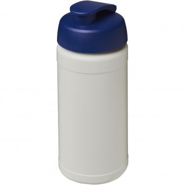 Logotrade werbemittel das Foto: Baseline 500 ml recycelte Sportflasche mit Klappdeckel