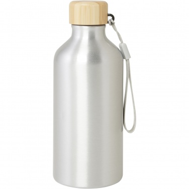 Logotrade Firmengeschenke das Foto: Malpeza 500 ml RCS-zertifizierte Wasserflasche aus recyceltem Aluminium 