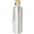 Malpeza 770 ml RCS-zertifizierte Wasserflasche aus recyceltem Aluminium, Silber