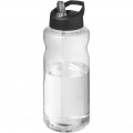 H2O Active® Big Base 1L Sportflasche mit Ausgussdeckel, Durchgehend schwarz