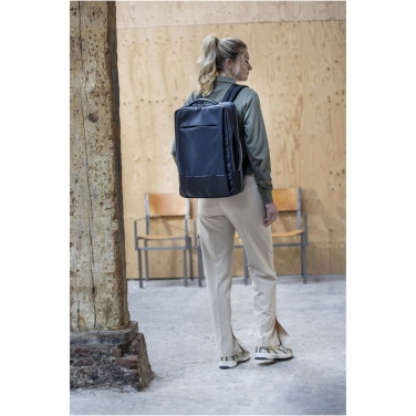 Logotrade Werbeartikel das Foto: Expedition Pro 35L, 17" GRS recycelter erweiterbarer Laptop-Rucksack