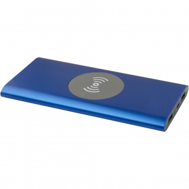 Logotrade werbemittel das Foto: Juice 8000 mAh Typ-C kabellose Powerbank aus recyceltem Aluminium