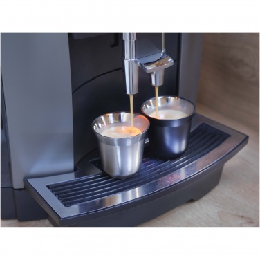 Logotrade Geschäftsgeschenke das Foto: Duo 80 ml RCS-zertifiziertes Espressotassen Set aus Edelstahl 