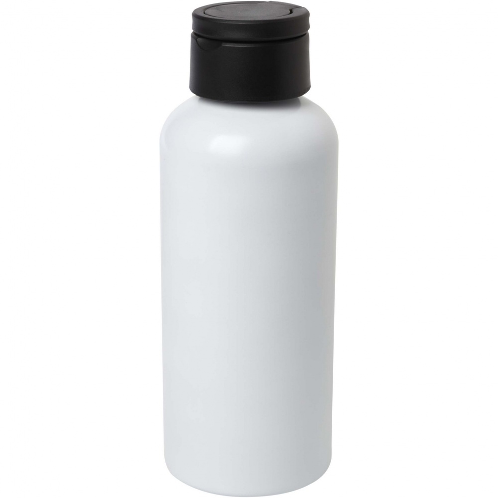 Logotrade Geschäftsgeschenke das Foto: Trinity 600 ml RCS-zertifizierte Wasserflasche aus recyceltem Aluminium mit RPET-Deckel