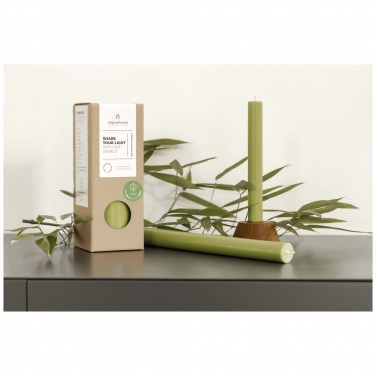 Logotrade Werbegeschenke das Foto: Originalhome Matcha Dinner Kerze